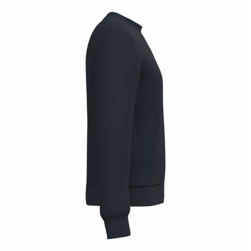 Sweat-shirt de Travail Mixte Col Rond Molleton Gratté bleu marine