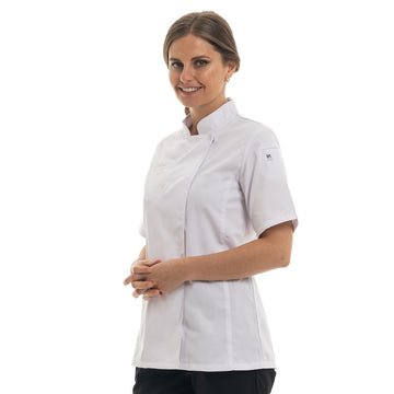Veste de Cuisine Femme Normande Blanche Made in France
