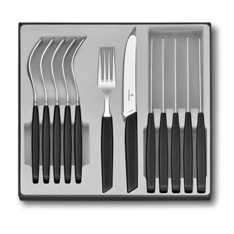 Ménagère Swiss Modern 12 Pièces Noir - VICTORINOX