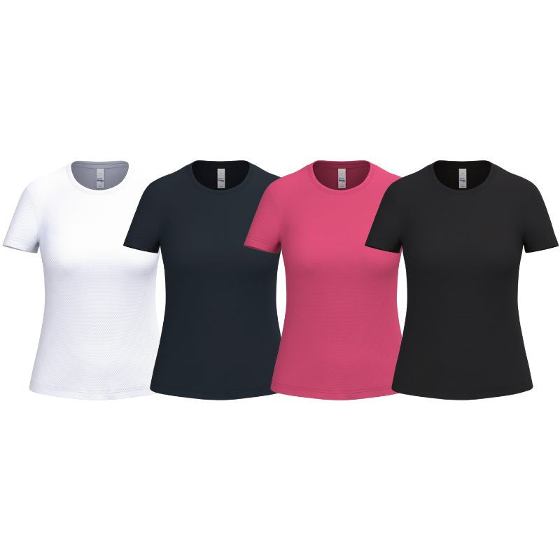 T-shirt de Travail Femme Manches courtes Mercury Respirant - IDEAL BASIC BRAND