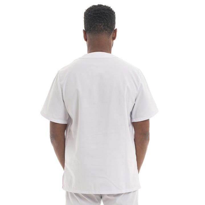 dos Tunique Médicale Mixte Nouméa Blanche Made in France - MANELLI