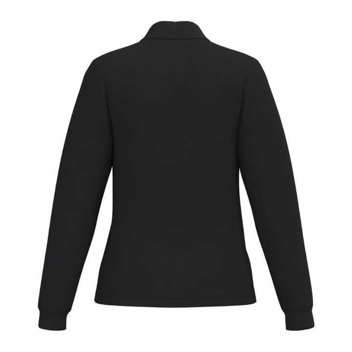 Polo de Service Piqué Femme Manches Longues noir