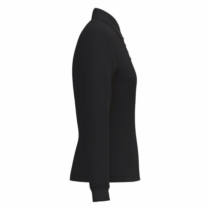 Polo de Service Piqué Femme Manches Longues noir