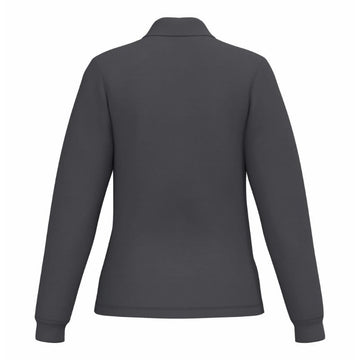 Polo de Service Piqué Femme Manches Longues gris