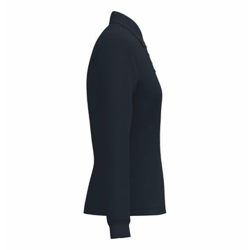 Polo de Service Piqué Femme Manches Longues bleu marine