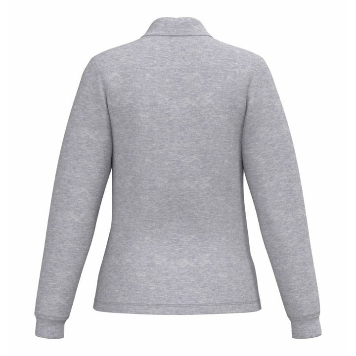 Polo de Service Piqué Femme Manches Longues gris clair