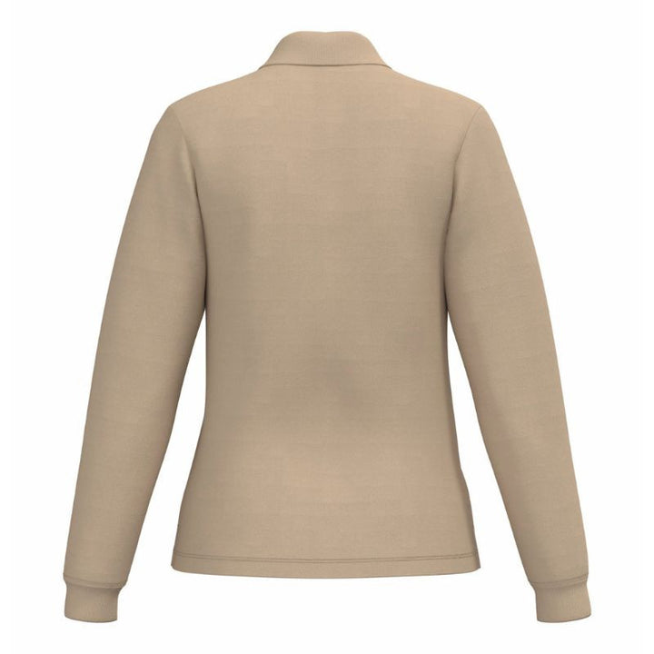 Polo de Service Piqué Femme Manches Longues beige