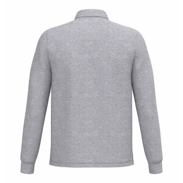 Dos Polo de Travail Piqué Homme gris chiné