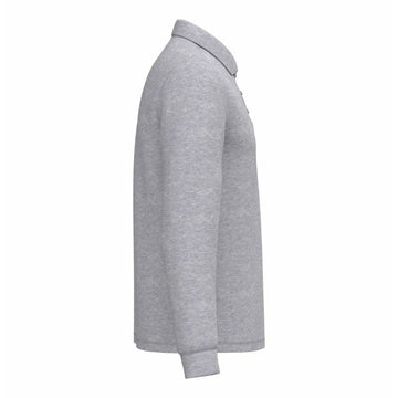 Polo de Travail Piqué Homme gris chiné