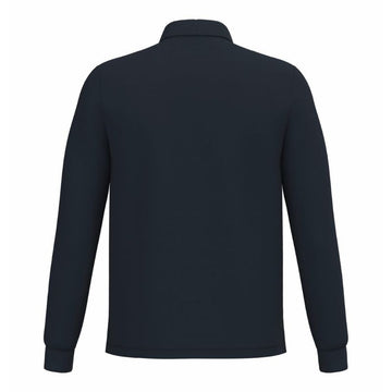 dos Polo de Travail Piqué Homme Manches Longues 