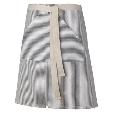 Tablier de Cuisine Demi Chef Jolien marine rayé marine – ROBUR
