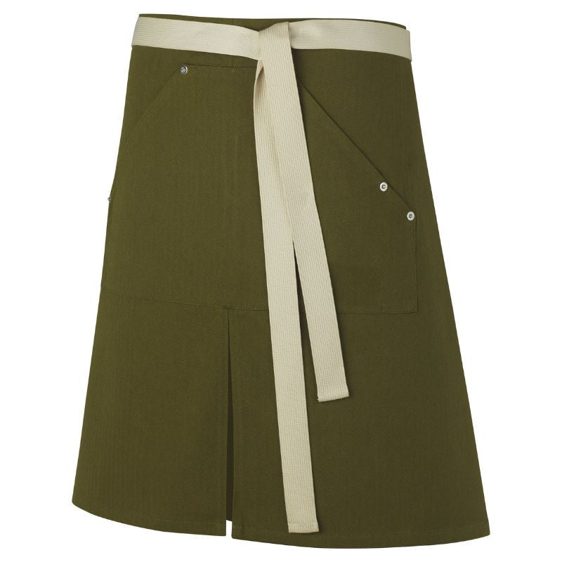 Tablier de Cuisine Demi Chef Jolien kaki – ROBUR