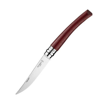 Couteau de Cuisine Effilé Lame 10 cm Manche Bois Padouk – OPINEL