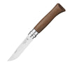 Couteau Tradition Luxe n°08 Lame 8,5cm Virole Tournante Manche Noyer - OPINEL