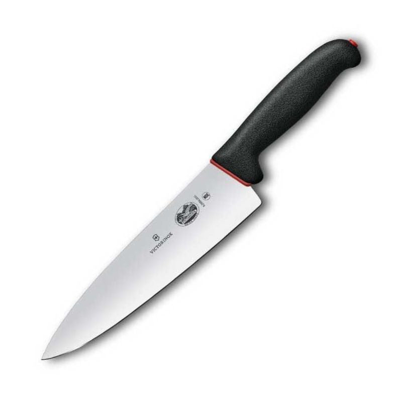 Couteau de Chef « Dual Grip » Lame Extra Large 20cm Inox Manche Bi-Matière - VICTORINOX