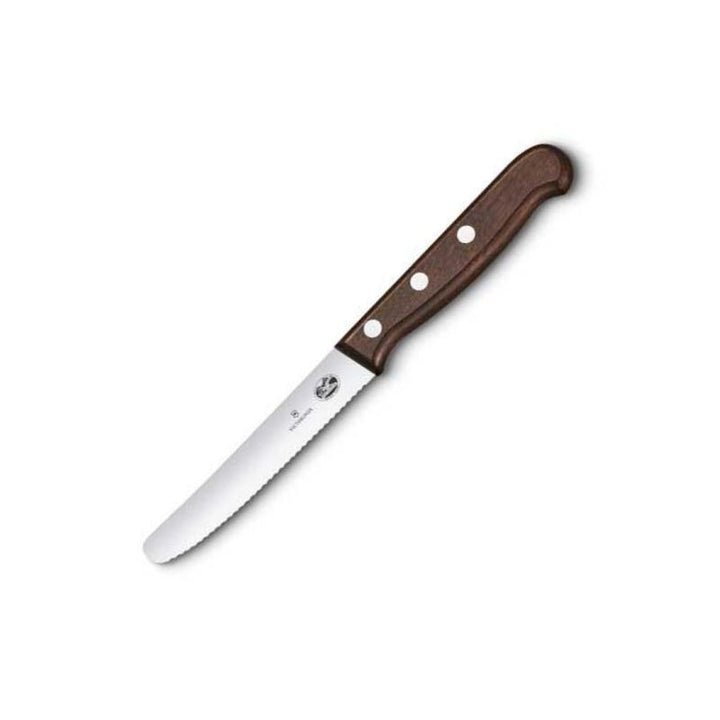Couteau de Table/Tomates Lame Crantée 11cm Inox Manche Érable - VICTORINOX