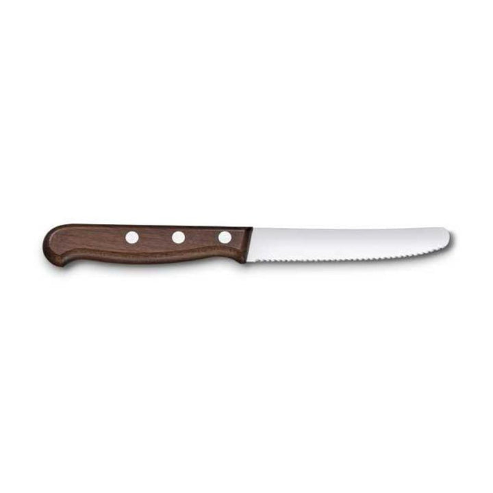 Couteau de Table/Tomates Lame Crantée 11cm Inox Manche Érable - VICTORINOX