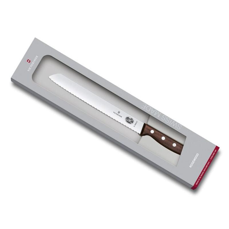 Couteau à Pain Lame Dentée 21cm Inox Manche Érable - VICTORINOX