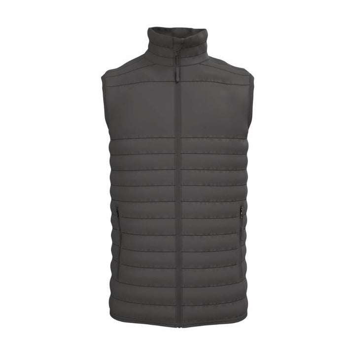 Bodywarmer Homme Matelassé Poches Multiples GRIS - IDEAL BASIC BRAND