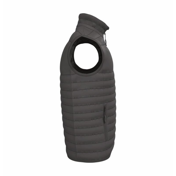 Bodywarmer Homme Matelassé Poches Multiples GRIS - IDEAL BASIC BRAND