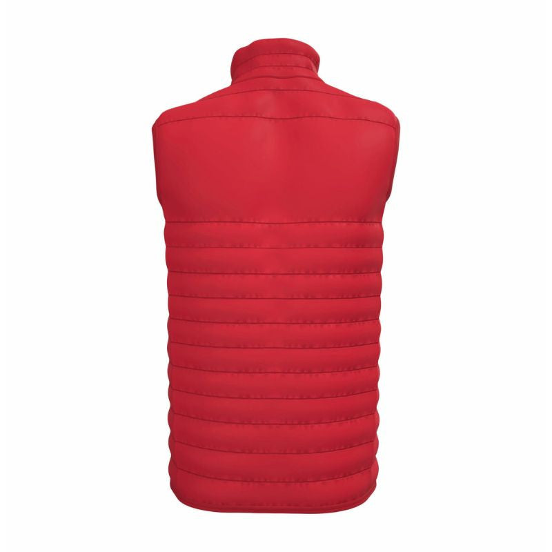 Bodywarmer Homme Matelassé Poches Multiples ROUGE - IDEAL BASIC BRAND