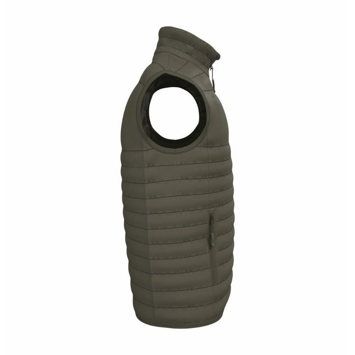 Bodywarmer Homme Matelassé Poches Multiples KAKI - IDEAL BASIC BRAND