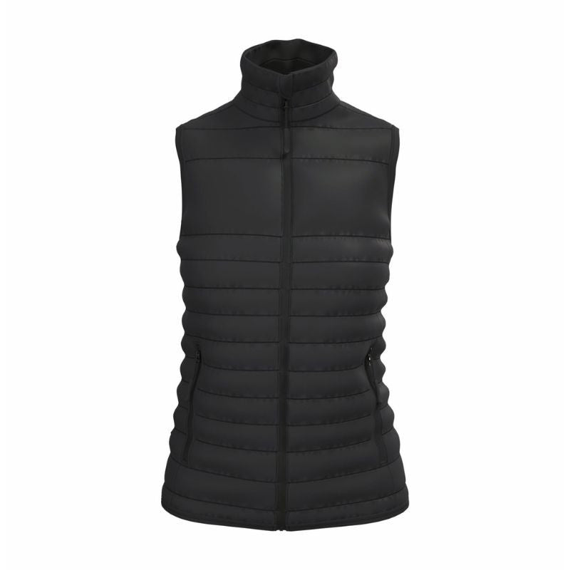 Bodywarmer Femme Matelassé Poches Multiples NOIR - IDEAL BASIC BRAND