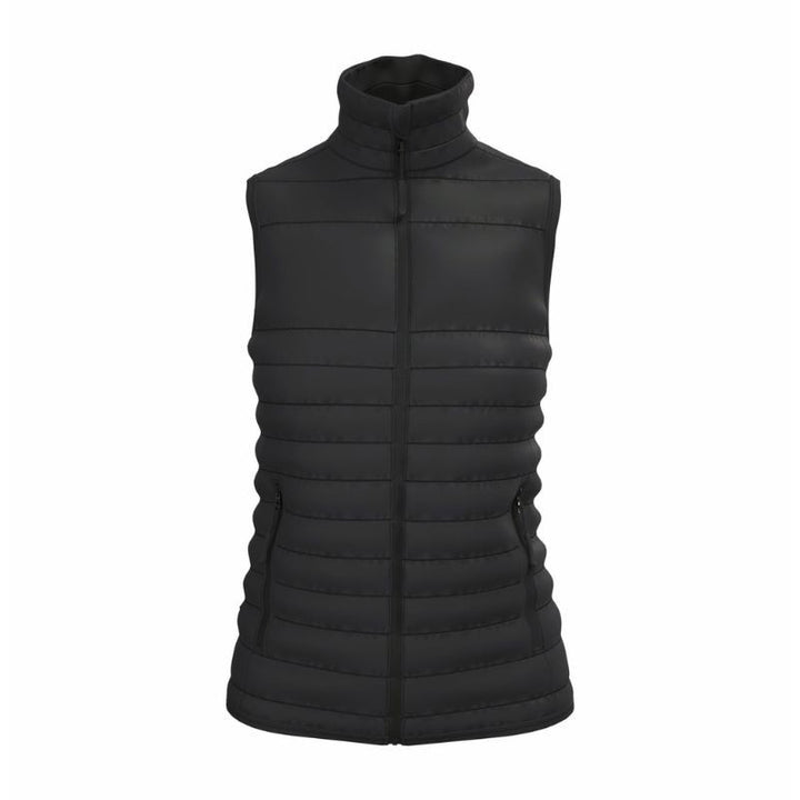 Bodywarmer Femme Matelassé Poches Multiples NOIR - IDEAL BASIC BRAND