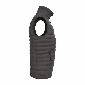Bodywarmer Femme Matelassé Poches Multiples GRIS - IDEAL BASIC BRAND