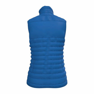 Bodywarmer Femme Matelassé Poches Multiples BLEU ROYAL - IDEAL BASIC BRAND