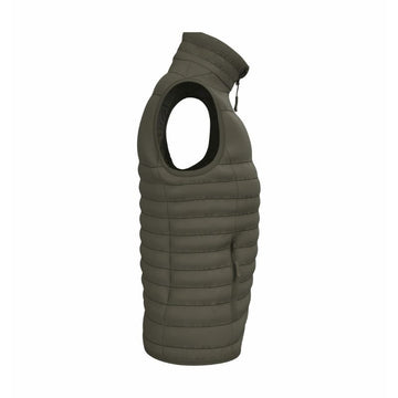 Bodywarmer Femme Matelassé Poches Multiples KAKI - IDEAL BASIC BRAND