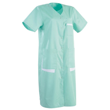 Blouse medicale longue verte manche courte promo conforts
