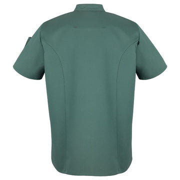 Veste de Cuisine Homme Manches Courtes Nero Vert Sauge – ROBUR