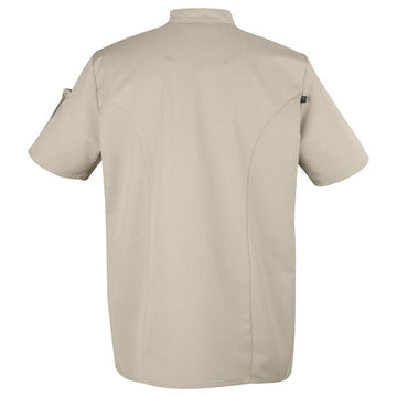 Veste de Cuisine Homme Manches Courtes Nero Beige – ROBUR