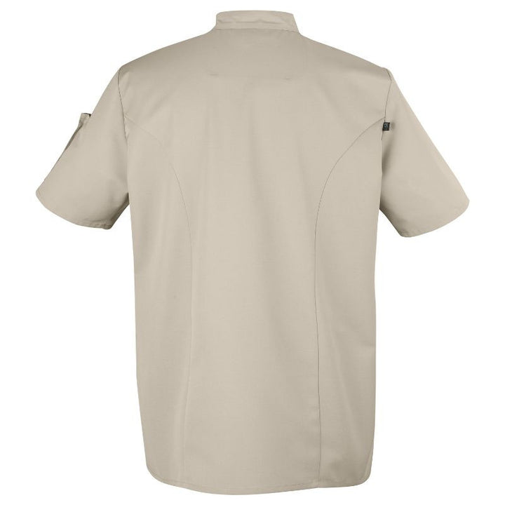 Veste de Cuisine Homme Manches Courtes Nero Beige – ROBUR