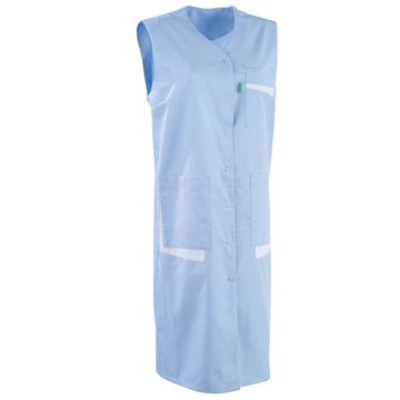 Blouse médicale longue sans manches confortable pas cher promotion