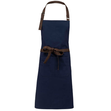 Tablier de Cuisine Coton Vintage  bleu marine - KARIBAN