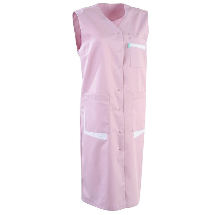 Blouse médicale longue sans manche confortables pas cher promo