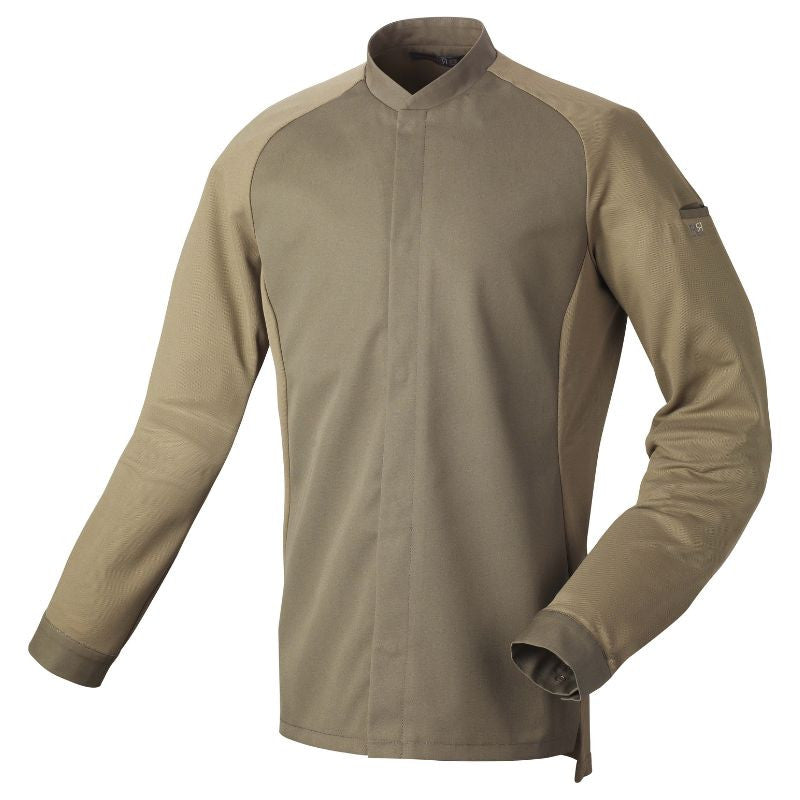 Veste de Cuisine kaki Unisexe Manches Longues Idac - ROBUR