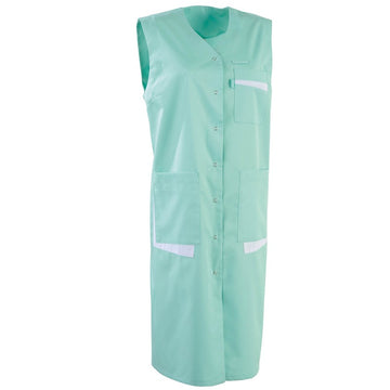 Blouse médicale longue sans manches confortable pas cher promotions