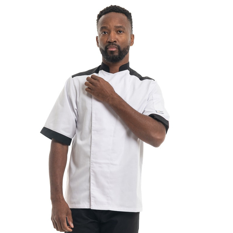 Veste de Cuisine homme Black Master MC ou ML - MANELLI
