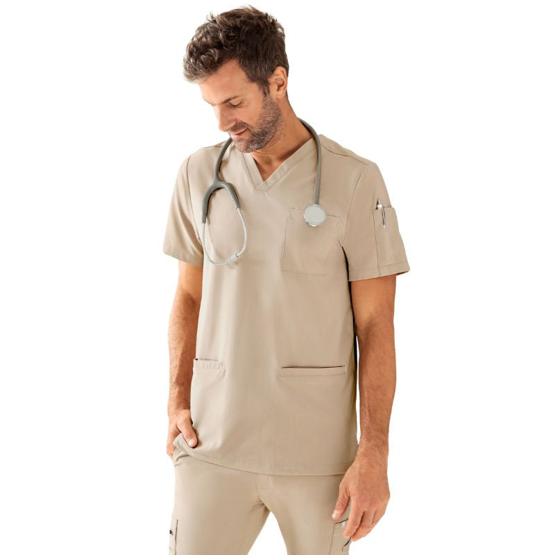 Tunique Médicale Homme Manches Courtes Kaere - CLINIC DRESS