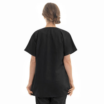 Blouse Médicale Femme Nicea Noir Made in France - MANELLI - 3