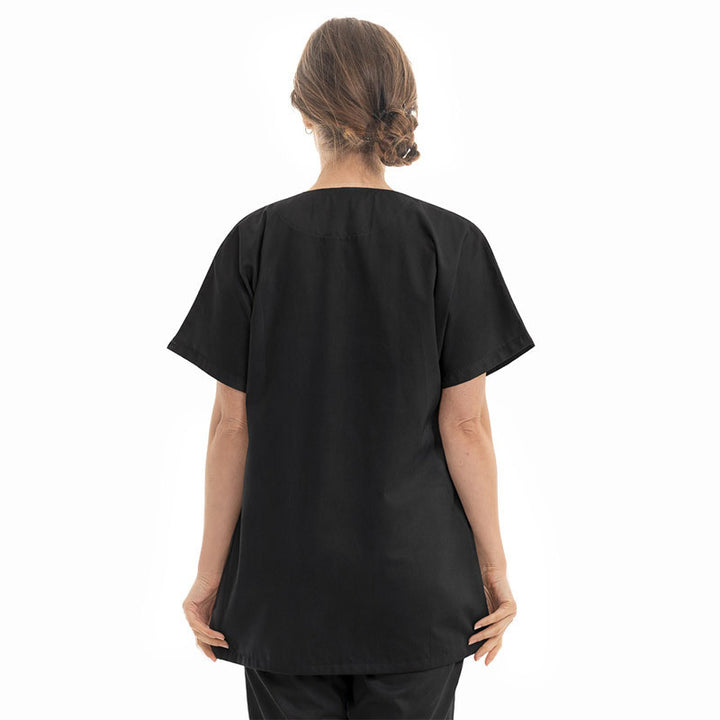 Blouse Médicale Femme Nicea Noir Made in France - MANELLI