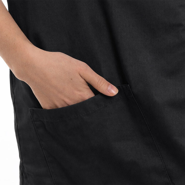 Blouse Médicale Femme Nicea Noir Made in France - MANELLI