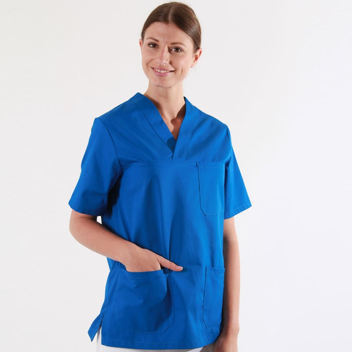 Tunique médicale bleue marine femme