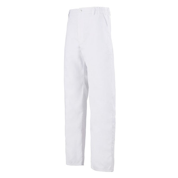 Pantalon de Cuisine Blanc 1 pli