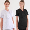 Blouse Esthéticienne Femme Coupe Courte avec Fermeture Croisée - MANELLI