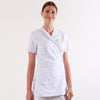 Blouse Esthéticienne Femme Manches Courtes Noir ou Blanc - MANELLI