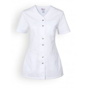 Blouse medicale blanche clinic dress pas cher manche courte femme